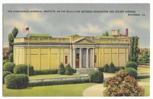 The Confederate Memorial Institute, Richmond, Virginia unused Colourpicture