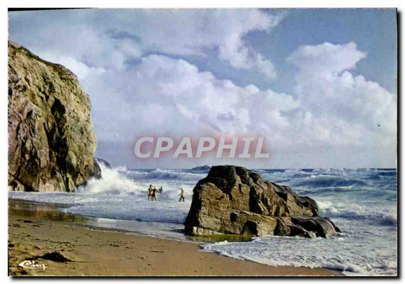 Modern Postcard La Cote Sauvage St Peter Port Blanc Quineron