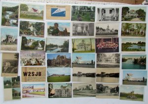 SOMERVILLE NJ lot of 34 ANTIQUE & VINTAGE POSTCARDS