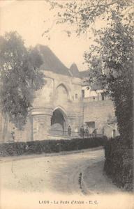 B107906 France Laon La Porte d'Ardon Gate Promenade real photo uk