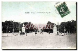 Postcard Old Paris Champs Elysees