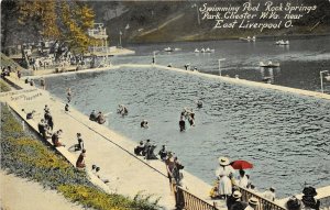 Chester West Virginia c1910 Postcard Swimming Pool Rock Springs near Ohio