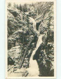 1920's rppc NICE VIEW Colorado Springs CO i8378