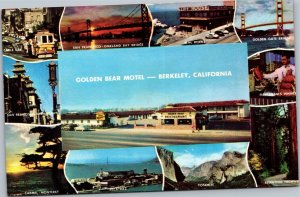 Postcard CA Berkeley - Golden Bear Motel