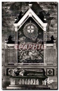 Old Postcard Quimper (Finistere) Interior of the Cathedral Tomb of Bishop Duparc