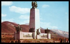 This is the Place Monument,Emigration Canyon Overlooking Salt Lake City,UT