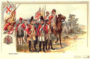 Colonial Heros Set Series II #28 British Troops 1903 Postcard