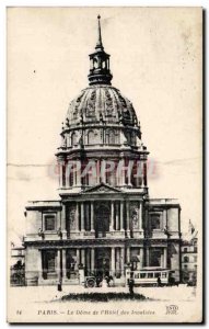 Paris Old Postcard The Dome of & # 39hotel invalid