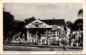 Postcard Knight's Home and Garden Mart 841 N. Mills St in Orlando, Florida