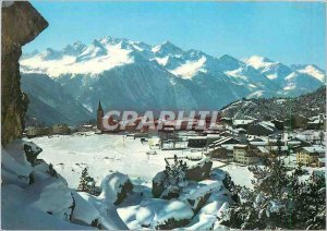 Postcard Modern Aussois Savoie Chain General view of the Saracens