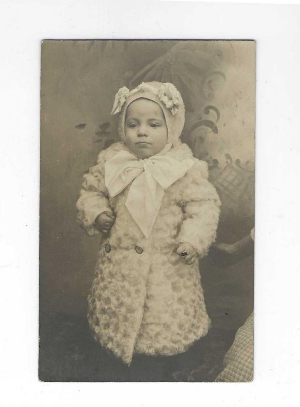 Vtg 1904-1918 AZO RPPC Baby Richard Photo Postcard