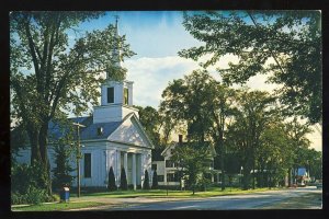 Fryeburg, Maine/ME Postcard, First Congregational Church