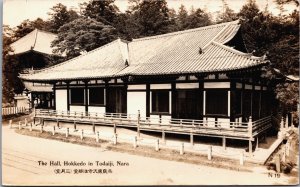 Japan The Hall Hokkedo in Todaiji Nara Vintage RPPC C216