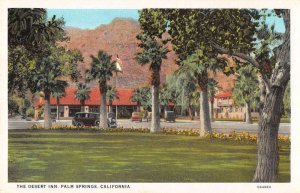 Palm Springs California The Desert Inn Vintage Postcard AA30371