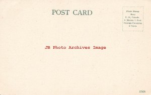 IL, Chicago, Illinois, Court House Building, Exterior, Trolley, Curteich No 3