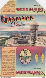 CARTAGENA , Colombia , 1930-40s ; Folder postcard