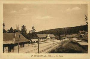 france, LA SCHLUCHT, La Gare, Railway Station (1920s) Postcard