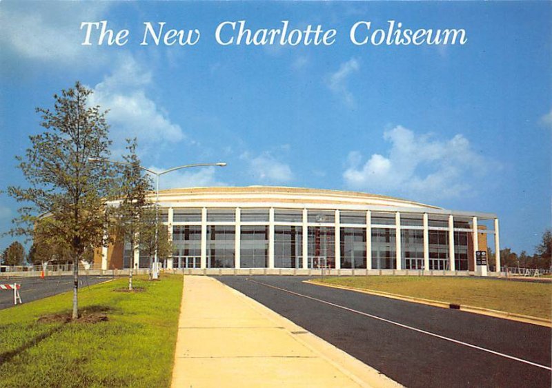 New Charlotte Coliseum-Home of the NBA Charlotte Hornets Charlotte, NC Unused 