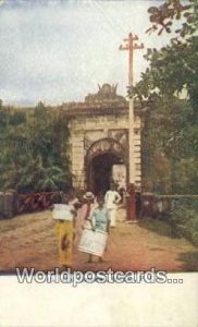 Old Gateway Manila Philippines Postcard