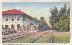 Florida Boca Grande S A L Railway Station & Arrival Of New York Special Touri...