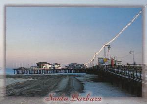 California Santa Barbara Steams Wharf