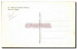 Postcard Old Angles on & # 39Anglin Bridge on & # 39Anglin