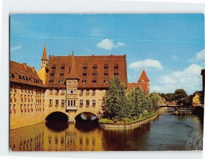 Postcard The Holy Ghost Hospital Nuremberg Germany