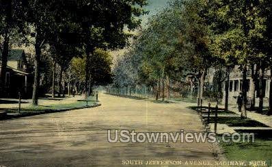 South Jefferson Ave. Saginaw MI Postal Used Unknown