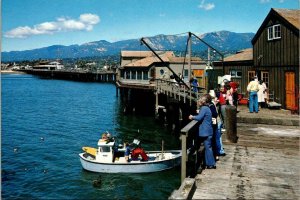 Santa Barbara California Stearn's Wharf Postcard