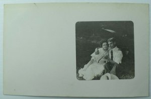 C.1910 RPPC, Cute Couple, Military Parade, Lot of 3 Postcards P76