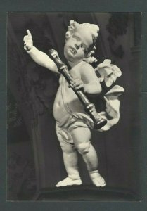 RPPC Music Angel W/Flute 5.75 X4