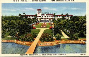 Florida Daytona Beach The Riviera On The Halifax Curteich