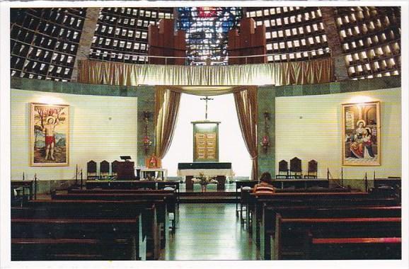 Brasil Rio De Janeiro Rj Chapel Of The Most Holy Sacrament Behind The Presbytery