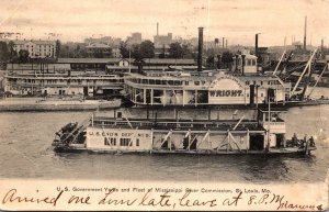 MIssouri St Louis U S Government Yards and Fleet Of Mississippi River Commiss...