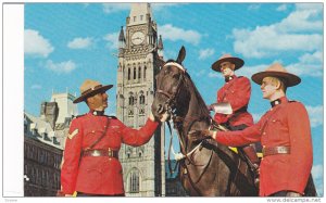 Men in Scarlet , R.C.M.P. , OTTAWA ,Ontario , Canada , 50-60s