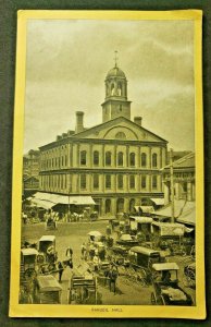 Antique Singer Sewing Co. Trade Card  'Boston - Fanueil Hall ' ( B-1)