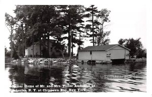 Mr and Mrs Victor Anderson of Rochester - Chippewa Bay, New York