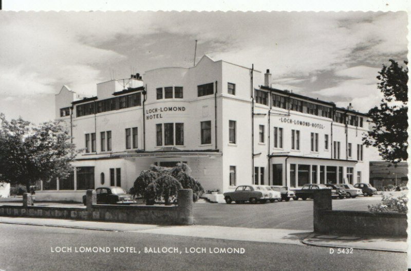 Scotland Postcard - Loch Lomond Hotel - Balloch - Real Photograph - Ref 16723A