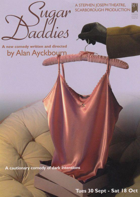 Sugar Daddies Alan Ayckbourn New Vic Theatre Gala Poster Postcard Style Card