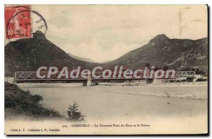 Old Postcard Grenoble New Pont Du Drac And The Neron