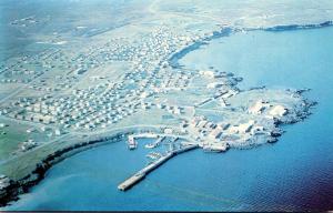 Iceland Village Of Keflavik Aerial View