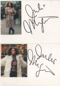 Julia Migenes American Opera Soprano 2x Hand Signed Autograph s