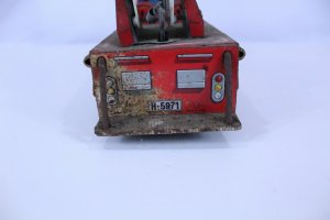 Fire Truck Vintage Metal Selling for Parts or Repair Non Working 13 1/2 Long