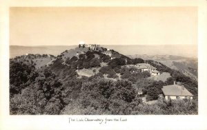 RPPC Mt. Hamilton CA LICK OBSERVATORY San Jose Astronomy c1930s Vintage Postcard