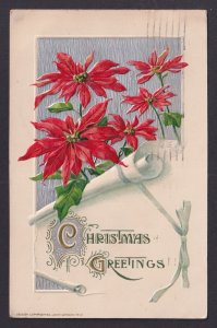 UNITED STATES, Postcard, Merry Christmas 1913