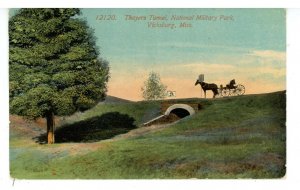 MS - Vicksburg. Nat. Military Park, Thayers Tunnel