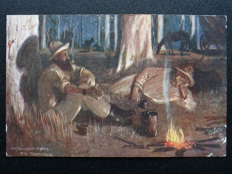 Australia THE TEAMSTER He Brings Provisions c1906 Postcard by Raphael Tuck 9229