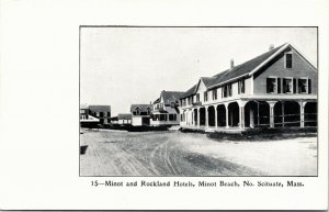 Postcard MA North Scituate Minot Rockland Hotels Minot Beach UDB ~1905 H20