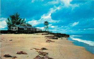 Gold Coast Teich 1950s House of Refuge Museum Stuart Florida Postcard 4070