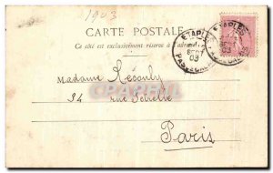 Old Postcard Paris Beach Pool On La Digue Boulevard de La Mer